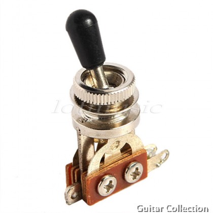 LTD 3 Way Pickup Selector Toggle Switch Black Knob